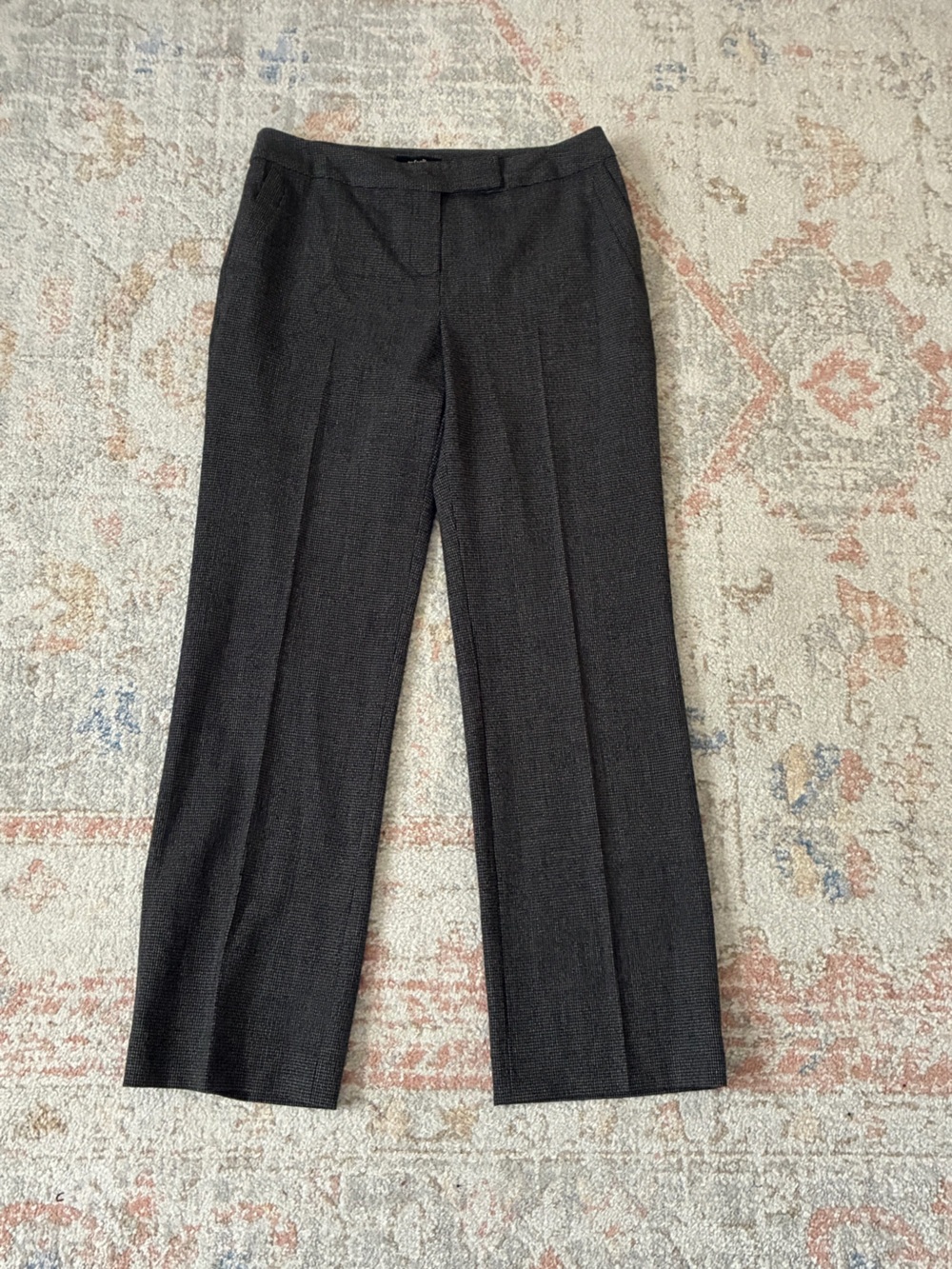Rafaella Houndstooth Trouser Pants NWT High Rise Classic SZ 10P
